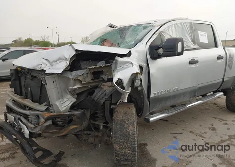 2016 Nissan Titan Xd Pro-4X Gas из США, поврежденный, VIN 1N6AA1F48GN507756